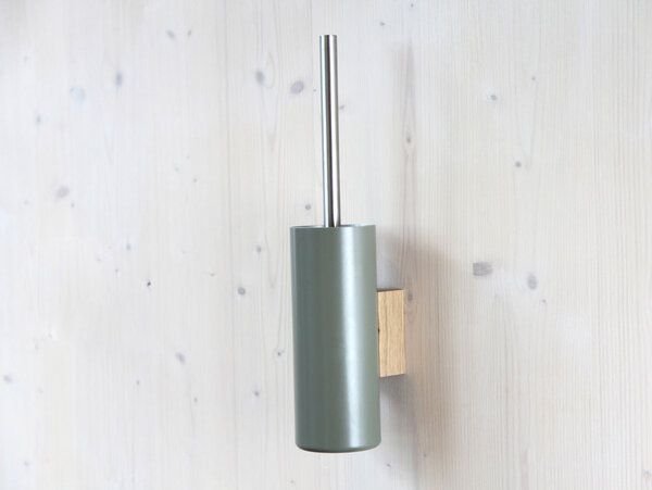 werkvoll by Lena Peter Recycling Wandhalter WC-Bürste FIRE mit Edelstahlgriff