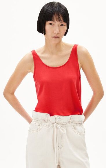 Thumbnail - ARMEDANGELS ASHRAANI SOLID Damen Top aus LENZING ECOVERO Viskose Mix