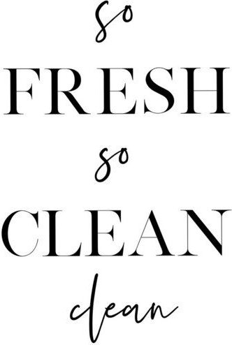 Photocircle Poster / Leinwandbild - So Fresh So Clean