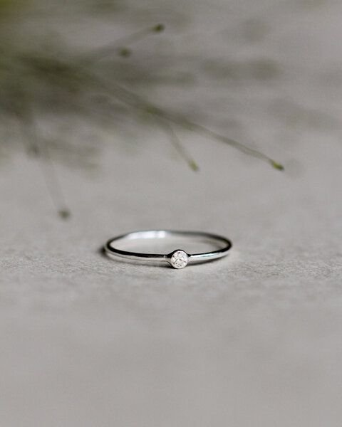 lille mus Ring 'Blingbling' 925 Silber / vergoldet