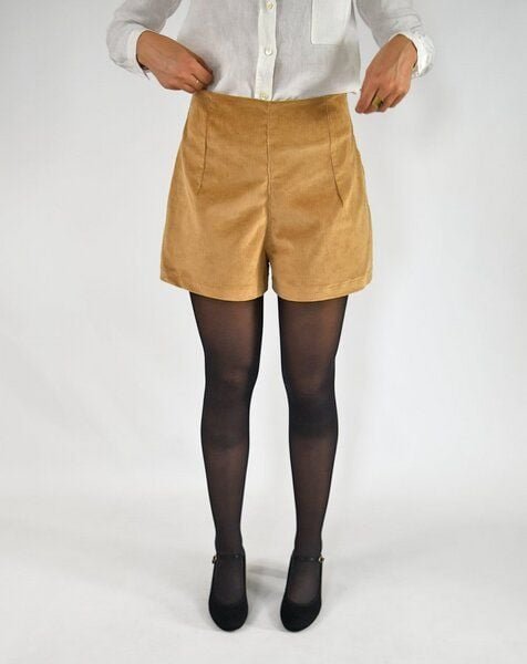 Cordshort hoher Bund aus Bio-Cord Zef von Aatise