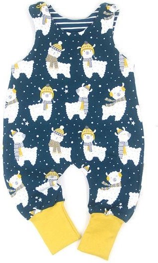 Thumbnail - Sternchenwolke BIO Strampler "Winter Lama"