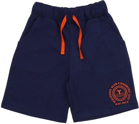Kinder Shorts GOTS-zertifiziert aus Bio-Baumwolle dunkelblau „Blue Depths“ – Walkiddy