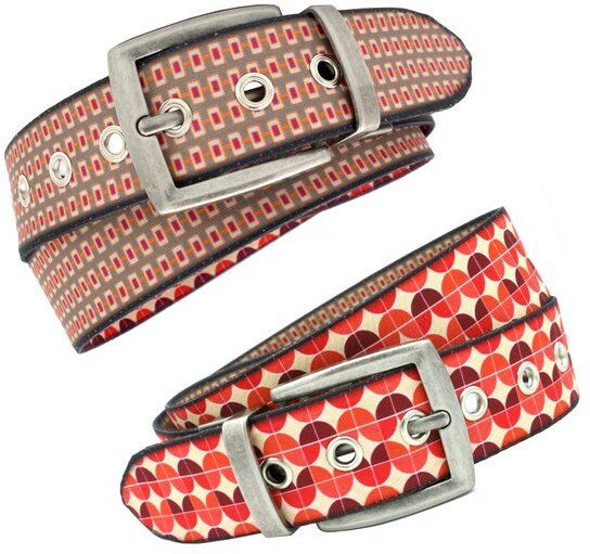 Seegarn - Gürtel / Wendegürtel SeeKoralle 4cm