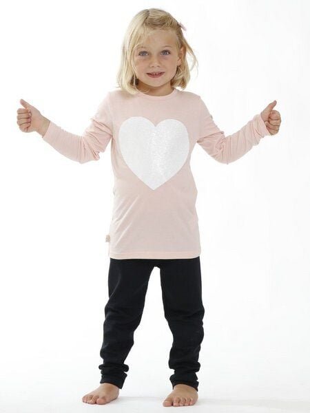 CORA happywear Kinder T-Shirt aus Eukalyptus Faser "Aura" | Herz
