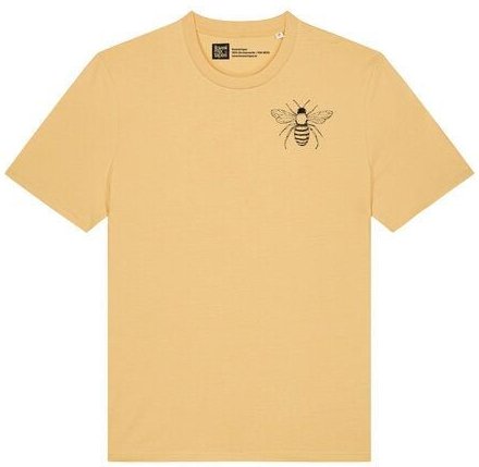 ilovemixtapes T-Shirt mit Bienen-Illustration aus Bio-Baumwolle – handbedruckt & fair