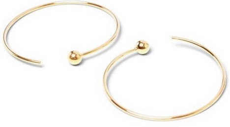 Jonathan Radetz Jewellery - Creole SPHERE, Gold 585, 14 Karat, Durchmesser 20 - 30 mm, Handmade in Germany