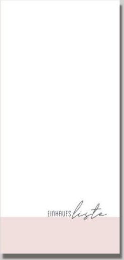 Thumbnail - Fines Papeterie Einkaufsblock Lookbook im Din lang Format