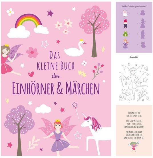 Ideenverlag Hamburg 10 Einhorn & Märchen Mitmachbücher im Taschenformat | Nachhaltige Beschäftigungshefte für Kinder von...