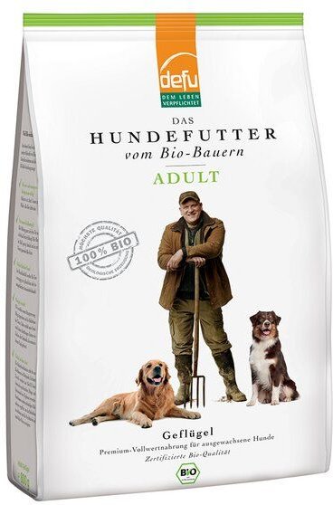 defu Bio Hundefutter Adult Geflügel Trockenfutter