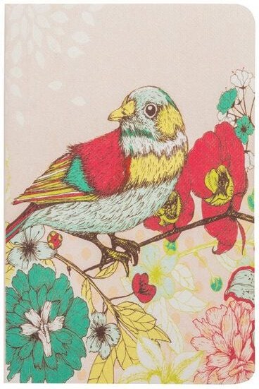 TRANQUILLO Buntes Notizbuch BIRD aus nachhaltig bewirtschafteten Wäldern