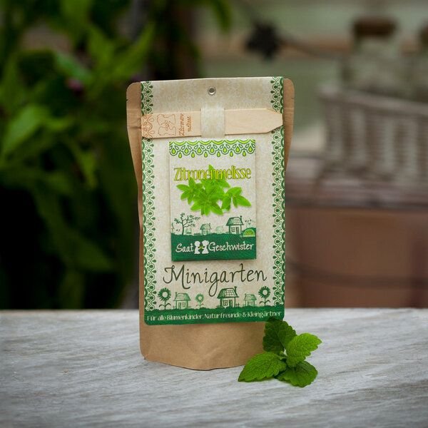 Die Stadtgärtner Anzuchtset für frische Zitronenmelisse | Erde, Samen & Pflanzanleitung