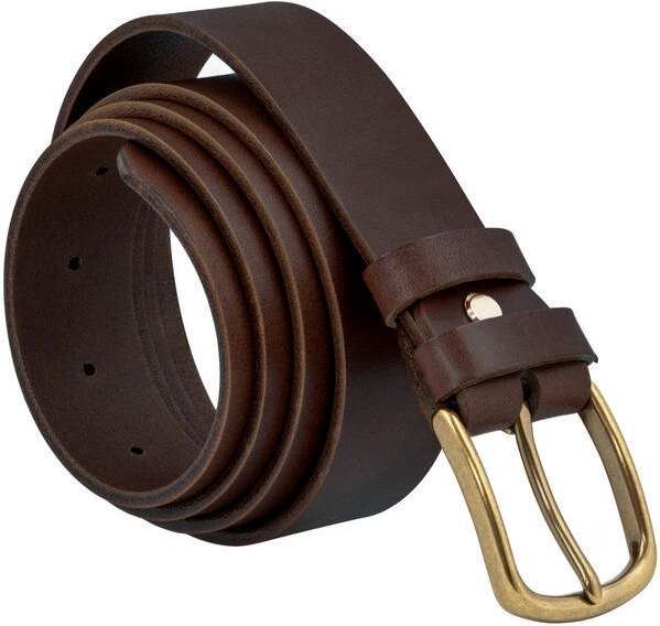 Simaru NIZZA Ledergürtel 3,5cm aus pflanzlich gegerbtem Naturleder - EU