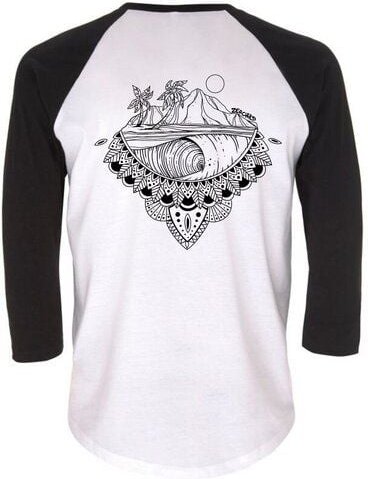 Zeachild Mandala Island Baseballshirt Unisex