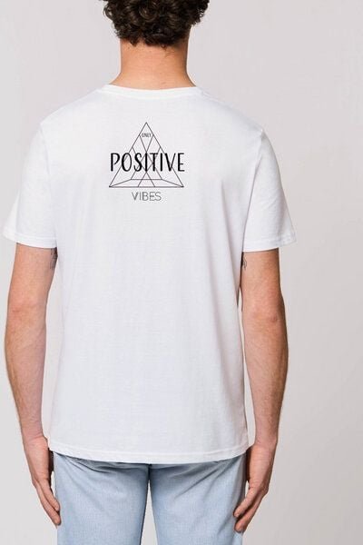 Human Family Bio Unisex Rundhals T-Shirt "Create - Positive Vibes"
