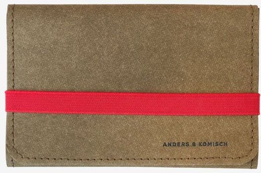 ANDERS & KOMISCH Geldbörse mittelgroß Braun - Übersichtlich.Leicht.Vegan - A&K KOMPAKT