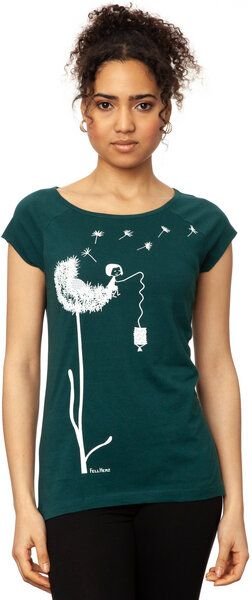 FellHerz Damen T-Shirt Pusteblume Bio Fair
