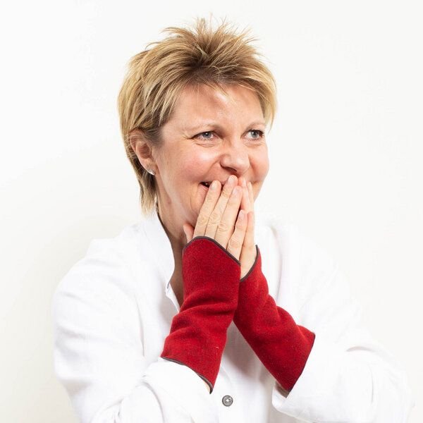 nahtur-design Nachhaltige Pulswärmer | flauschige Wolle für warme Arme