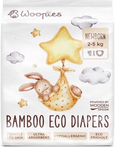 WOHL2BE | Auf ins Premium-Wohl Öko-Windeln für Neugeborene (2-5 kg) aus Bambusfasern