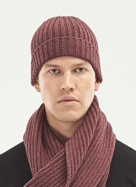 ORGANICATION Strick-Beanie aus Bio-Merinowolle und Bio-Baumwolle