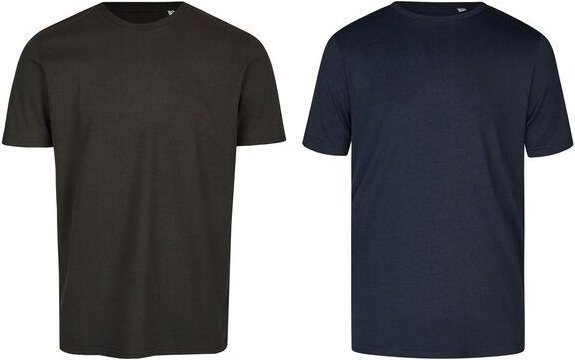 Brandless Basic Bio T-Shirt (Men Nr.3 ) Doublepack GOTS
