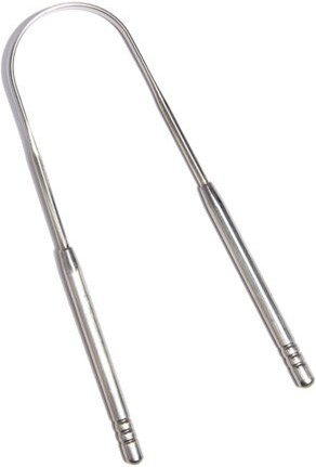 apeiron Zungenreiniger aus Edelstahl in Silber