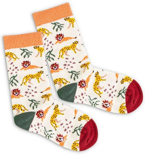 DillySocks Kindersocken Cats Of Prey aus Biobaumwoll-Mix