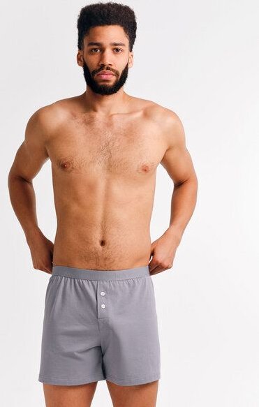 erlich textil Casual Cotton Boxers, weite Boxershorts aus Bio-Baumwolle, made in Europe