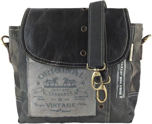 Sunsa Messenger Tasche Vintage Umhängetasche Canvas Schultertasche Mittelgroße Corssbody Bag