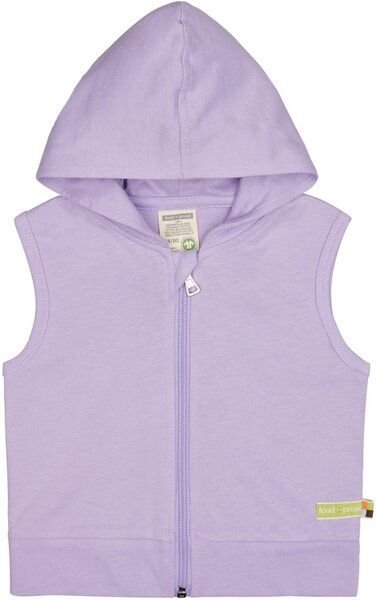 loud + proud Babys & Kinder Weste mit Kapuze, GOTS-zertifiziert