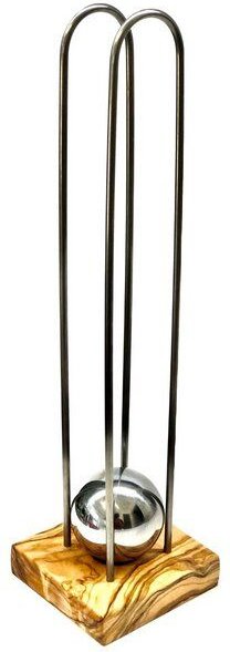 Thumbnail - Olivenholz erleben Nussknacker mit Kanonenkugel aus Olivenholz