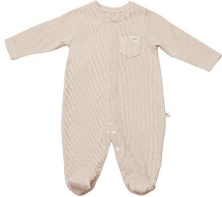 Biorganic Waffle Smile Baby Strampler