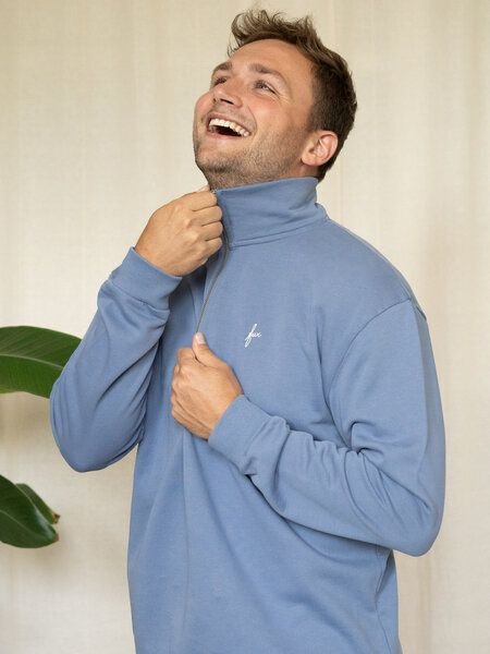 FUXBAU Männer fux Half Zip Sweater