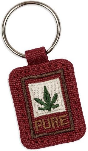 HF-0063 Hanf Schlüsselanhänger klein Hanf-Baumwolle-Mix von Pure Concept