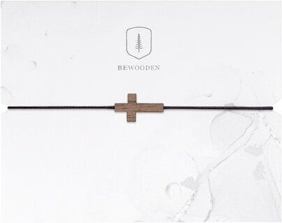 BeWooden Holzarmband Cross – handgefertigter, nachhaltiger Schmuck mit Kreuzsymbol