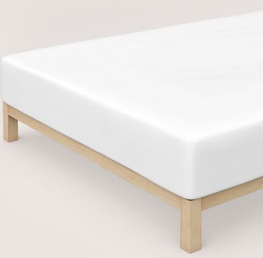 Thumbnail - Schlafgut Boxspring Spannbettlaken Pure 95% Biobaumwolle, 5% Elasthan - Matratzenhöhe bis 40cm