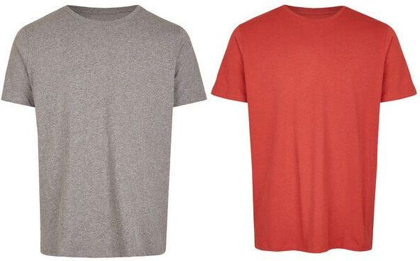 Brandless Basic Bio T-Shirt (men) Doublepack