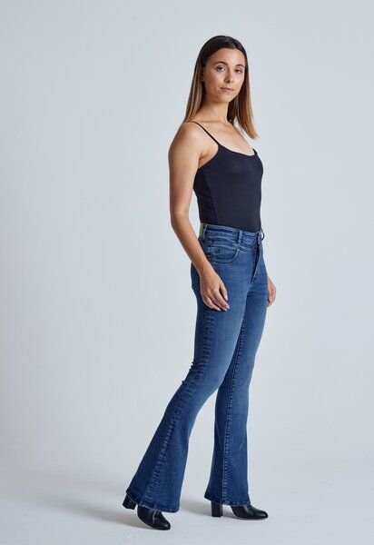 Flax and Loom Schlaghose Skinny Fit Modell: Mavis