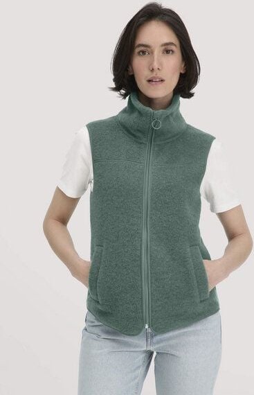 hessnatur Wollfleece Weste Regular aus reiner Merinowolle