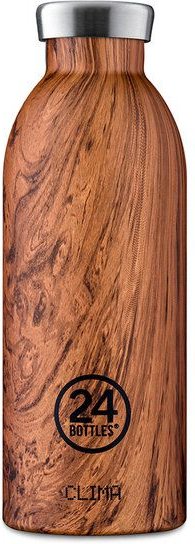 24bottles 0,5l Thermosflasche - verschiedene Wood Designs