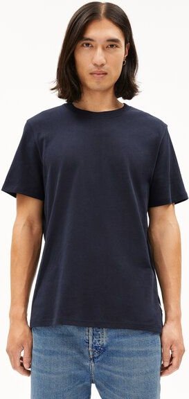 Thumbnail - ARMEDANGELS MAARKOS Herren Heavyweight T-Shirt aus recyceltem Baumwoll Mix