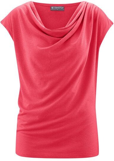 Thumbnail - HempAge Wasserfallausschnitt Top Hanf/Biobaumwolle