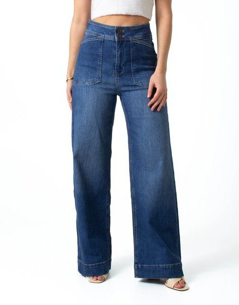 Kuyichi FARRAH Flare Jeans (Ocala blue)