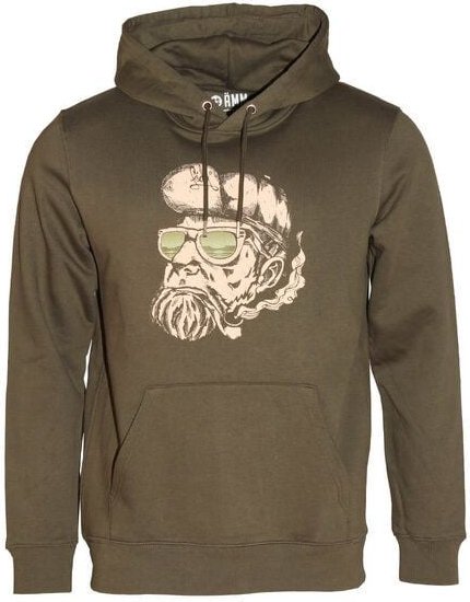 Thumbnail - FÄDD Herren Sweatshirt Hoodie Bio-Baumwolle "Überlebens Hipster Hans" Grün
