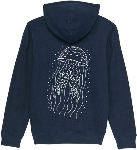 vis wear Qualle Unisex Premium Hoodie aus Bio-Baumwolle