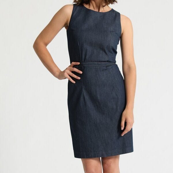 Feuervogl Kim Shiftdress aus LIGHT DENIM in classic blue