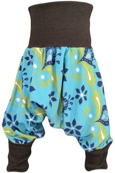 liebewicht Yogahose Pumphose Bio Jersey "Blütenregen" mit Bündchen nach Wahl