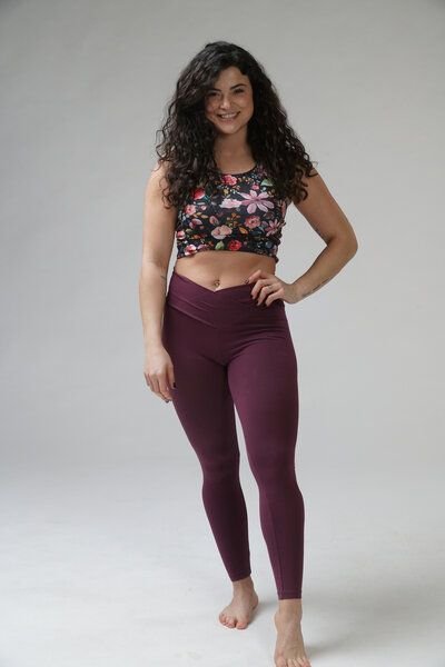 YogiLiebe Yoga double wende Bra "Pushpa" aus Bio-Baumwolle