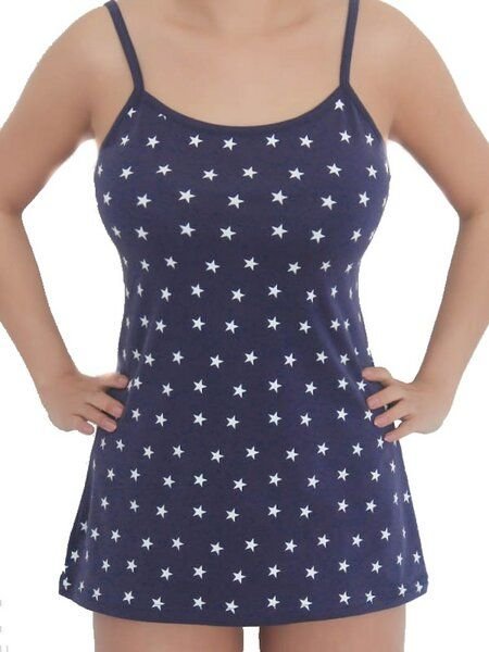 Leela Cotton Damen Spaghetti Top 7 Farben Bio-Baumwolle Unterhemd Spaghettiträger