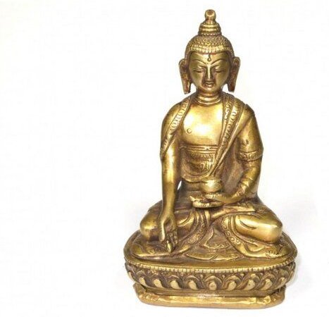Just Be Messing Buddha Figur mit Mudra